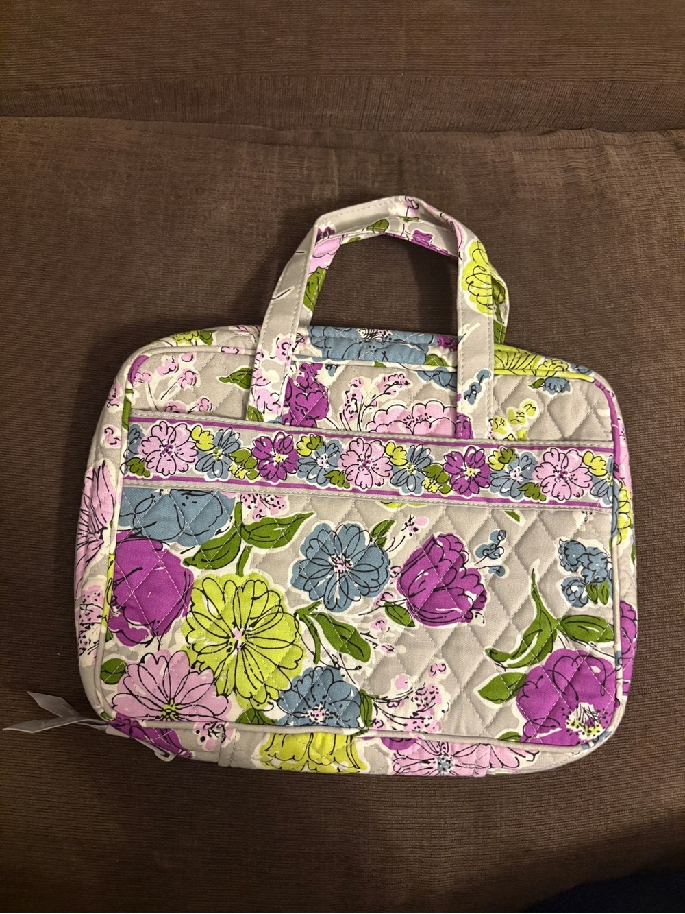 Vera Bradley Floral Quilted Tech/Travel Organizer